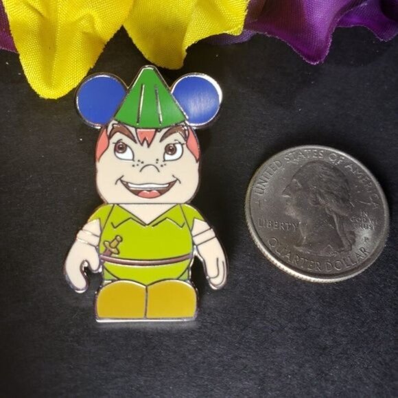 Disney Peter Pan Trading Pin Vinylmation Animation Lapel Pin Brooch Jewelry Pin - Picture 2 of 7